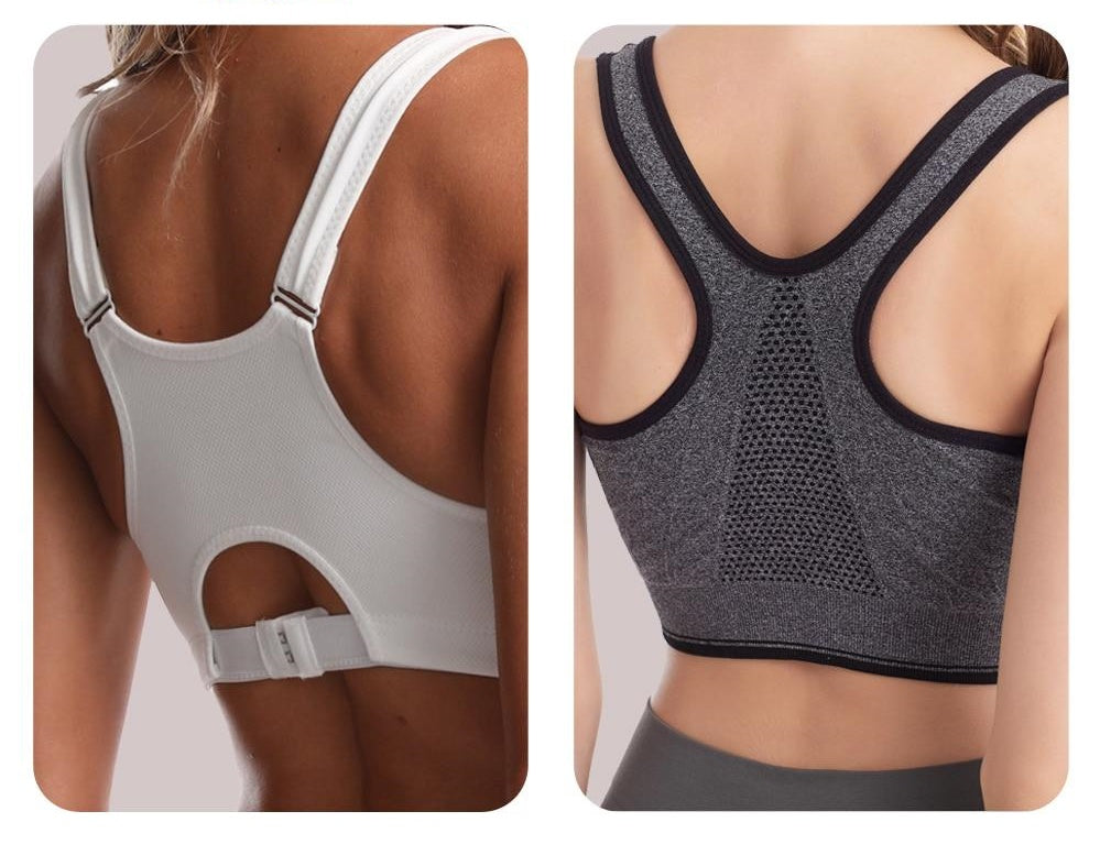 Sexy Breathable Ladies' Push Up Mesh Fitness Crop Tops