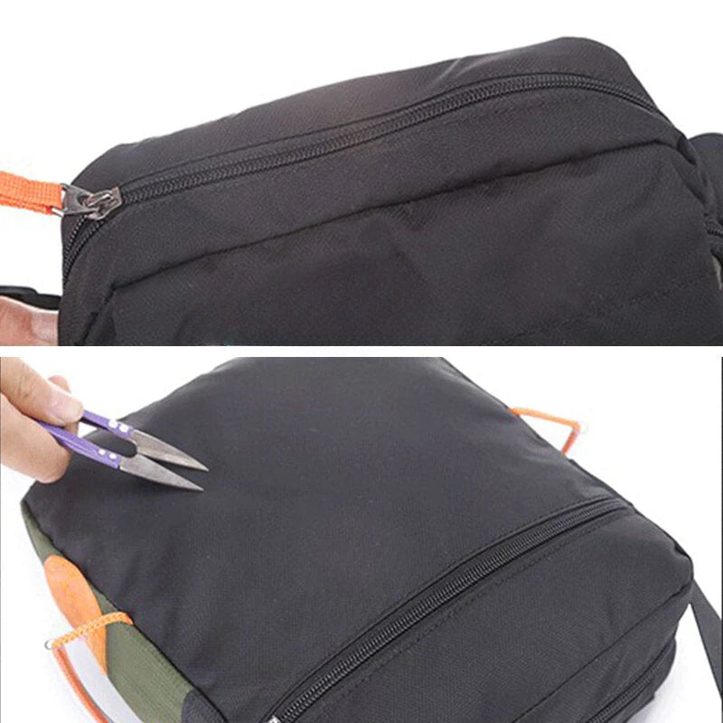 Men's Waterproof Nylon Crossbody Travel Bag for Outdoor Use