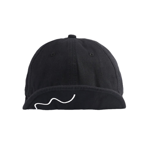 Unisex Vintage Soft Top Roller Baseball Cap Flip Short Cap Casual Casual Short Hat