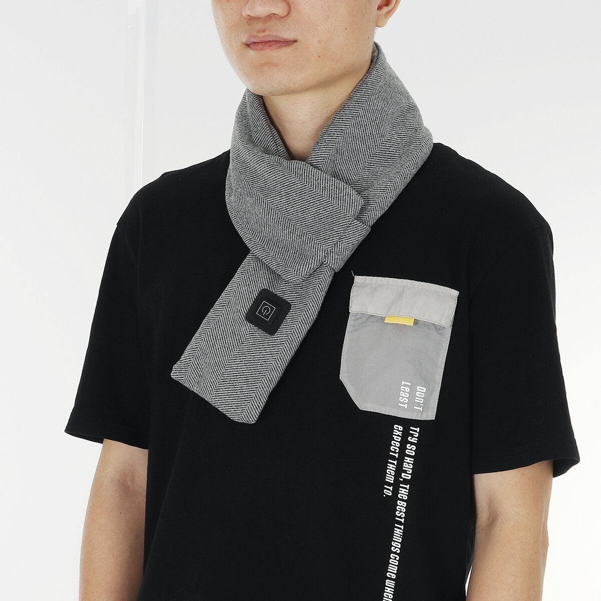 USB Heated Unisex Scarf - Electric Neck Warmer for Winter Camping & Travel