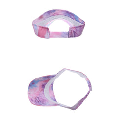 Women Color Tie Dye Printing Baseball Cap Fashion Sunscreen Empty Top Hat