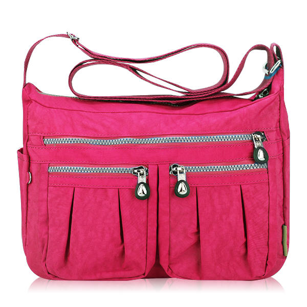Women Nylon Light Weight Bag Casual Outdooor Waterproof Shoulder Bag Crossbody Bag