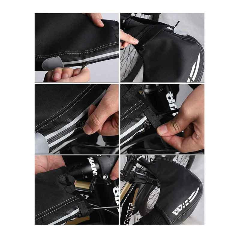 Windproof Waterproof Reflective Winter Warm Riding Gloves Outdoor Mountain Bike Gloves Bike Gloves Handlebar Gloves