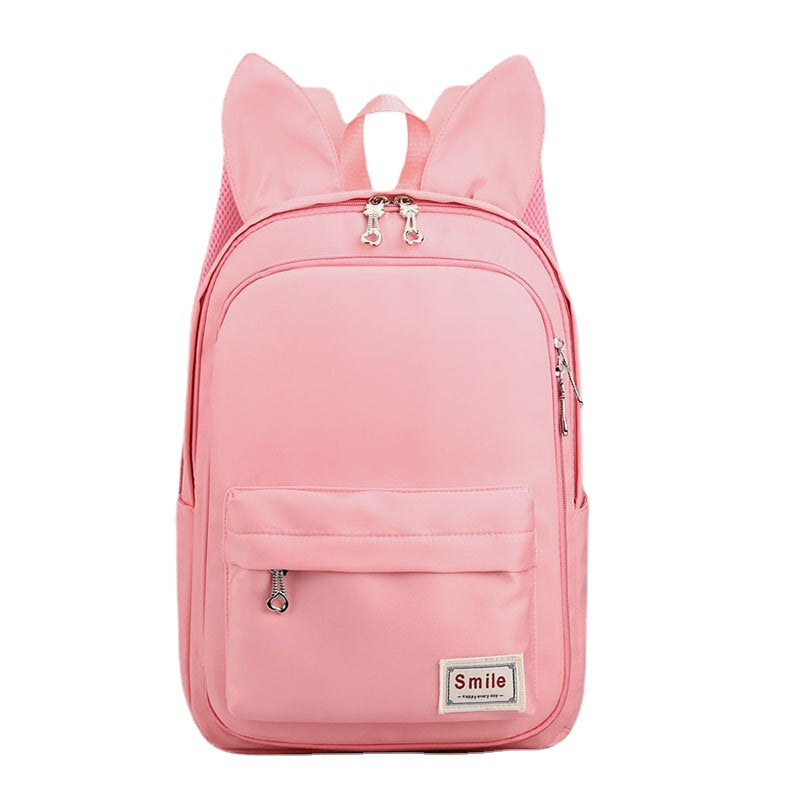 Women Waterproof Large Capacity Multi-function Rabbit Ears Cute Backpack Travel School Bag