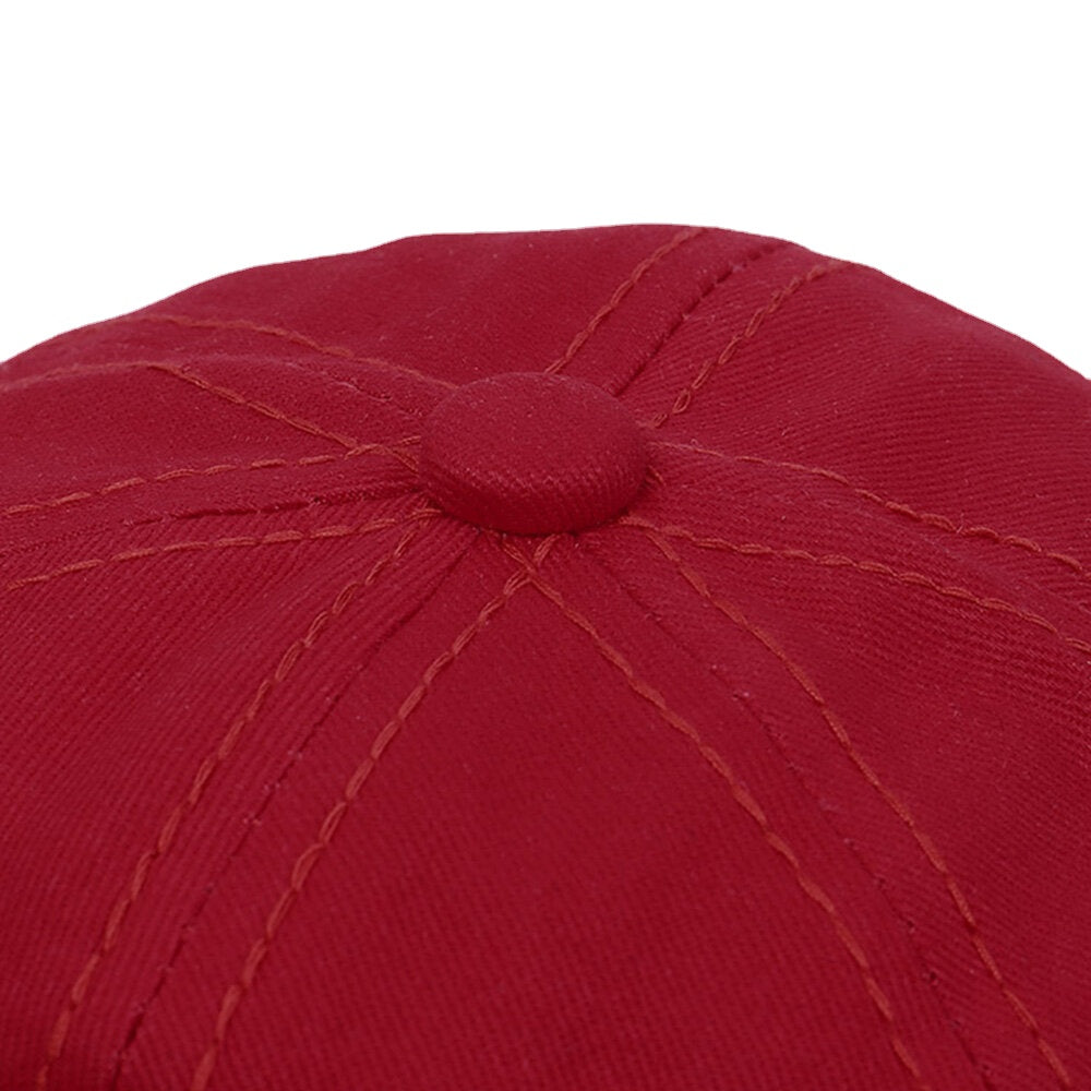 Unisex Cotton Letter Embroidery Patch All-match Sunscreen Baseball Cap