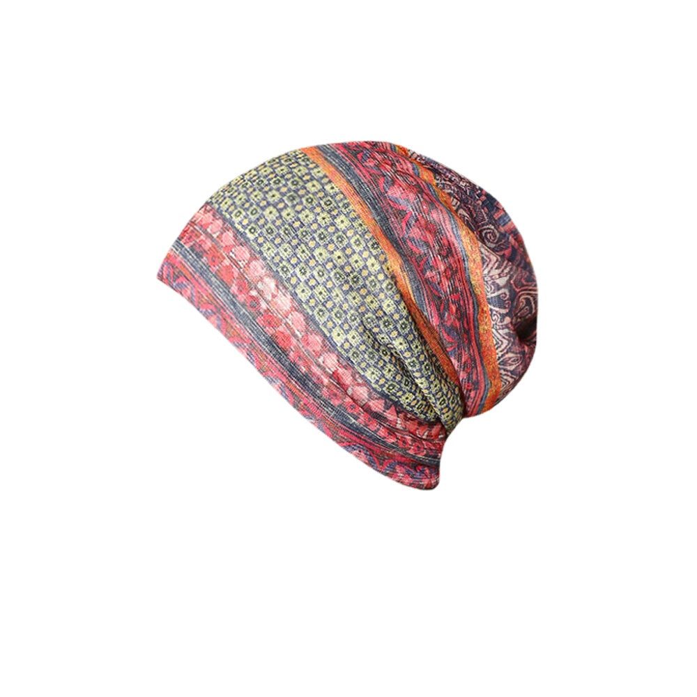 Breathable Chemo Cap Turban Beanie for Outdoor Use