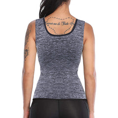 Women Sweat Sauna Body Shaper Vest Thermo Neoprene Trainer Sliming Waist Belt Tracksuit