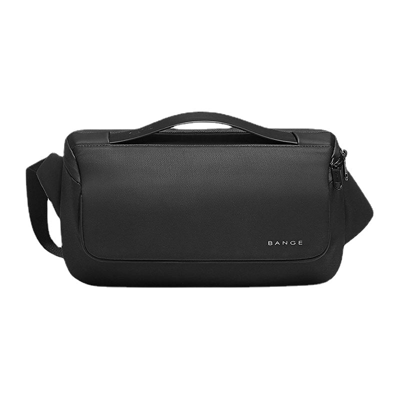 Men Multi-carry Sport Casual Business Solid Color Shoulder Bag Chest Bag