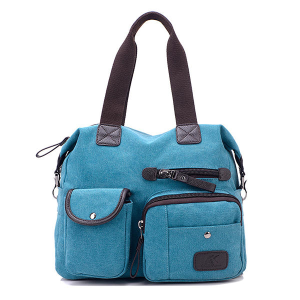 Women Canvas Large Capacity Sport Travel Casual Handbag Crossbody Shoulder Bag
