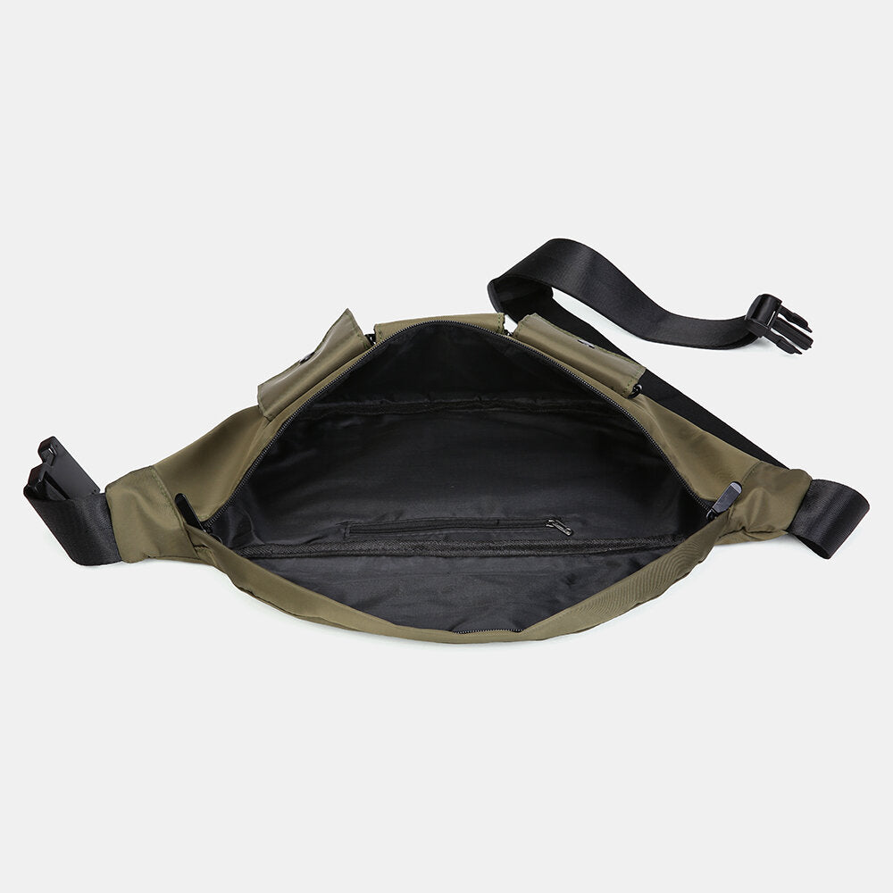 Men Women Fashion Multi-pocket Light Weight Shoulder Bag Crossbody