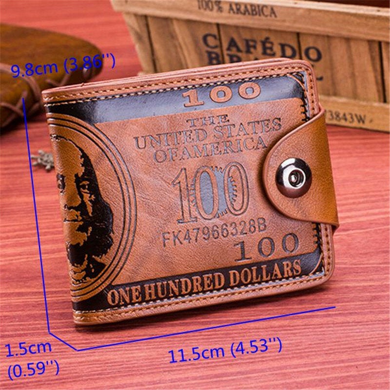 PU Leather Portable Purse 9 Card Holders Wallet For Women Men Unisex