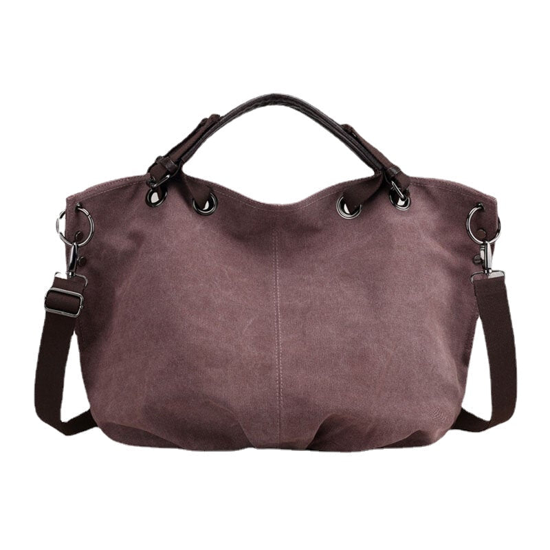 women canvas vintage handbag shoulder bag for outdoor