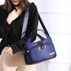 Women Large Capacity Multi-Pocket Shoulder Bag Handbag For Outdoor