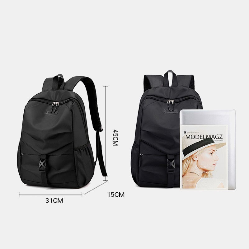 Men Tear Resistance Breathable Waterproof Backpack Large Capacity 15.6 Inch Laptop Bag Shoulder