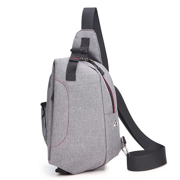 Men Canvas Casual Outdoor Sport Multi-functional Shoulder Crossbody Bag