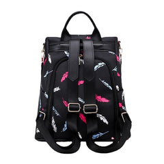 Women Feather Light Anti-theft Waterproof Outdoor Multi-carry Handbag Shoulder Bag Backpack