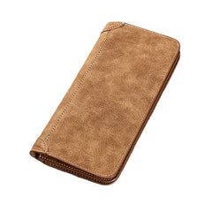 Vertical PU Leather Wallet 13 Card Slots Card Holder Casual Bill Holder For Men