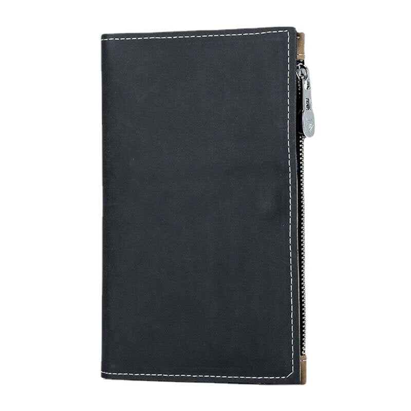 Women Genuine Leather Travel Anti-theft Thin Passport Bag Wallet