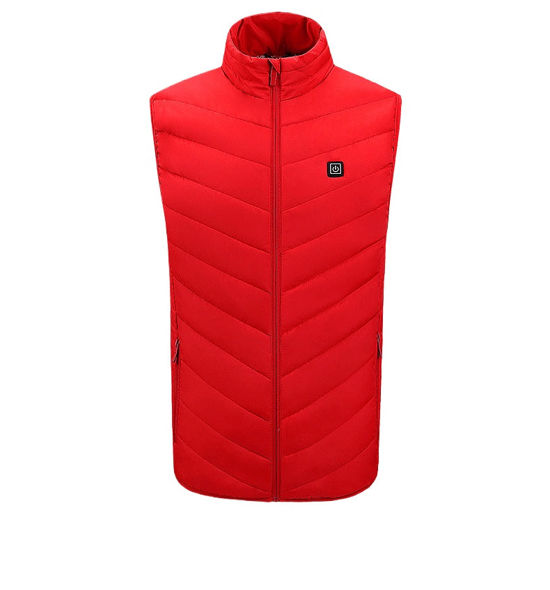 Heated Vest 13 Heating Areas Oversized Women Men Winter Vest Self Heating Vest Usb Electric Thermal Vest Jacket Outdoor Veste