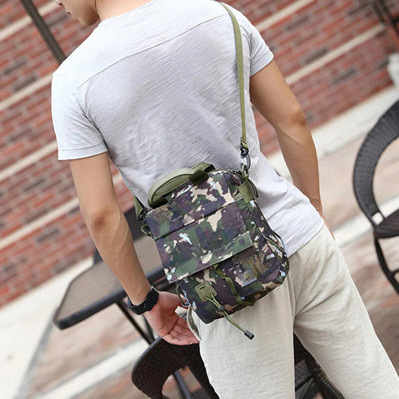 Men's Waterproof Shoulder Bag for Outdoor Sports and Travel