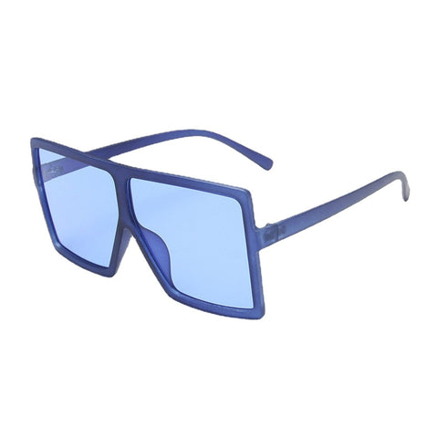 Women Plus Size Frame Square Shape Multi-color Fashion Personality UV Protection Sunglasses