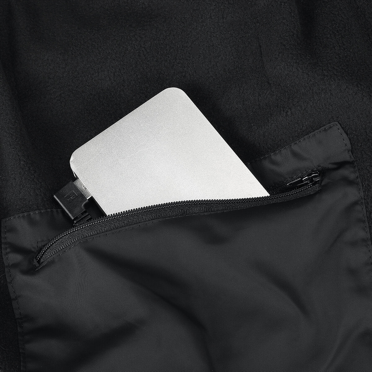 Men's Lightweight Heated Vest - Four Zone Electric Heating, Windproof, Winter Warmth