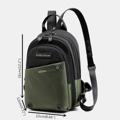 Men Multifunctional Backpack Waterproof Multi-carry Crossbody Bag Backpack