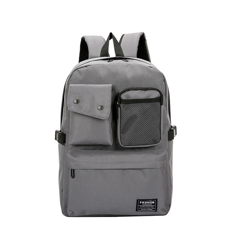 Outdoor Canvas Casual Large Capacity Backpack Tavel Bag For Men And Women