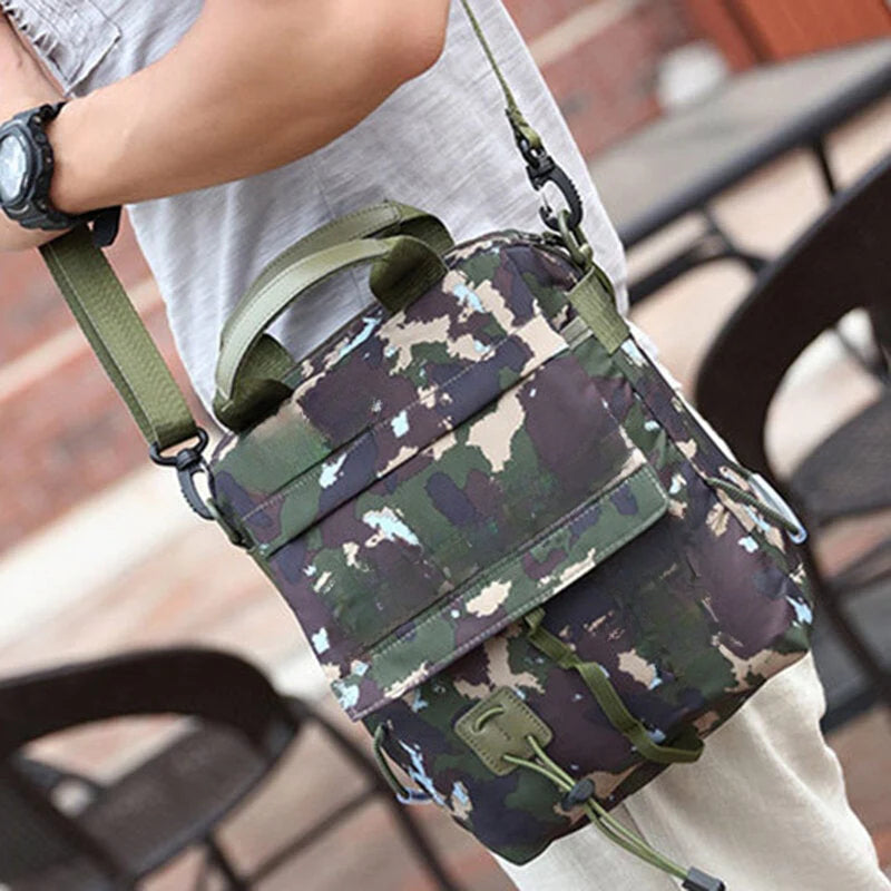 Men's Waterproof Shoulder Bag for Outdoor Sports and Travel