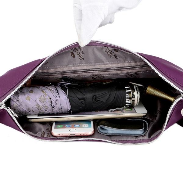 Women Nylon Light Weight Waterproof Casual Large Capacity Shoulder Bag Crossboby