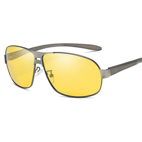 Unisex Vogue Vintage Metal Full-frame Anti-UV Sunglasses Outdoor Driving Travel Beach Sunglasses