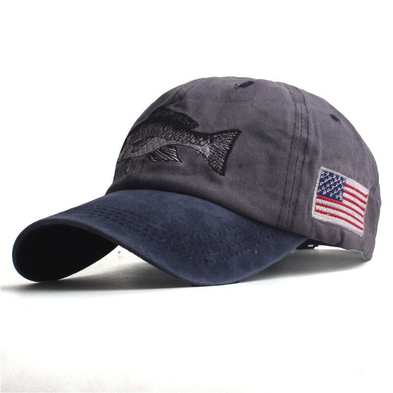 Men Summer Washed Cotton Baseball Cap Outdoor Casual Sports Adjustable Sunshade Hat
