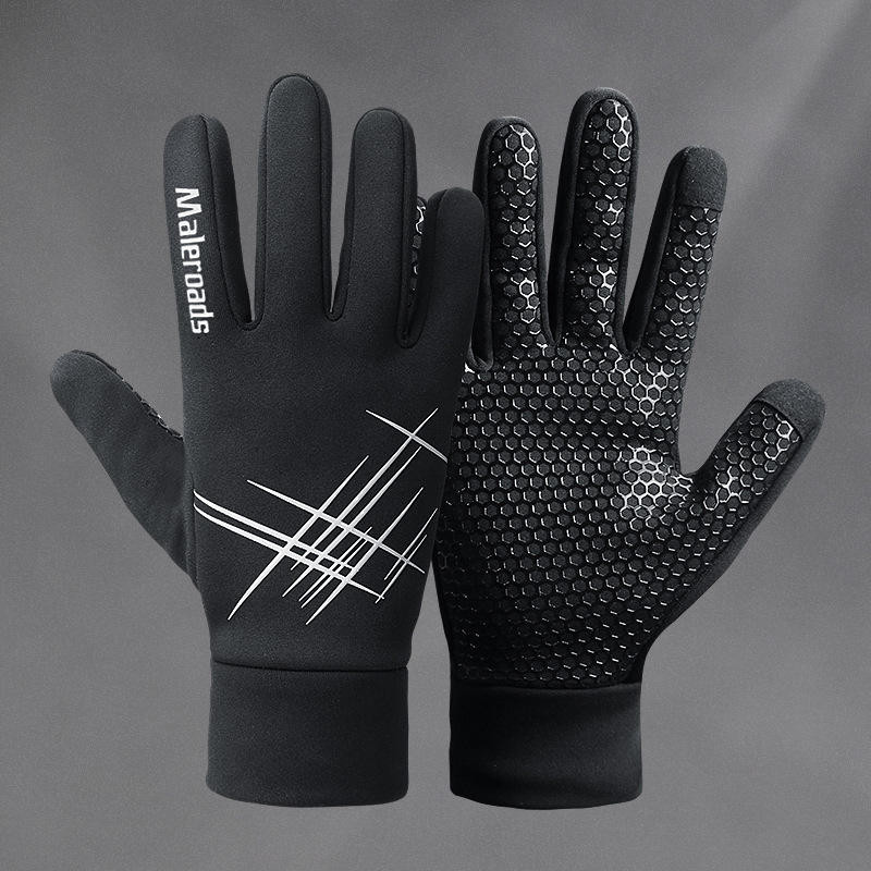 Winter Warm Touch Screen Gloves Velvet Waterproof Non-Slip Skiing Cycling Gloves