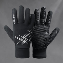 Winter Warm Touch Screen Gloves Velvet Waterproof Non-Slip Skiing Cycling Gloves