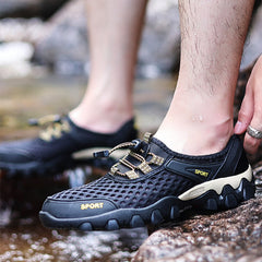 Summer Men's Wading Shoes Breathable Non-slip Bend Resistant Outdoor Casual Shoes Sports Shoes Suitable For Outdoors Camping Wading