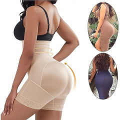 Women High Waist Body Shaper Butt Lifter Firm Control Shapewear Boyshorts