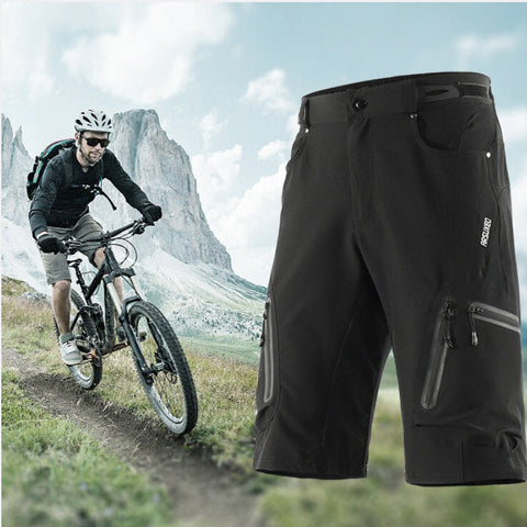 Men's Cycling MTB Shorts Bike Baggy Shorts Breathable Quick Dry Waterproof Zipper Sports Pants