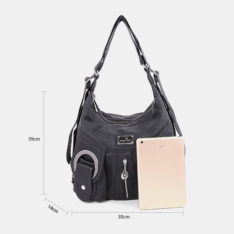 Women Multi-carry Waterproof Anti-theft Large Capacity Crossbody Shoulder Bag Handbag Backpack