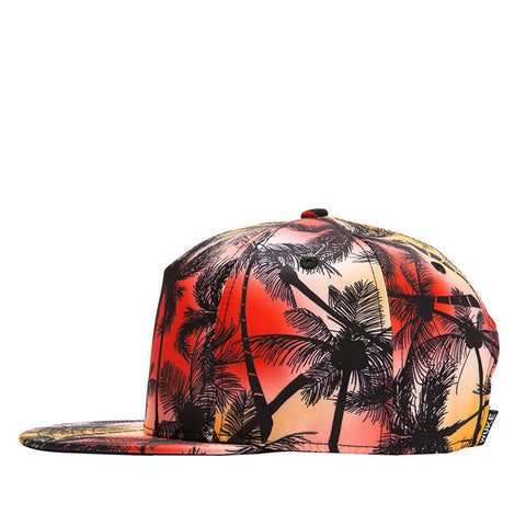 Men Women Tropical Wind Coconut Flat Hat Leaf Hip Hop hat Baseball Cap