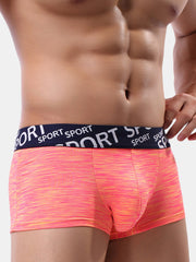 Colorful Cotton Underwear Breathable U Convex Pouch Widen Waistband Underwear for Men