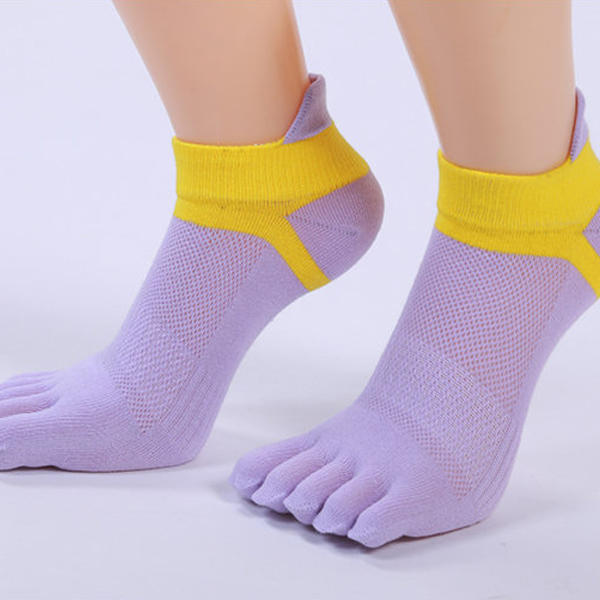 Women Five Toes Breathable Sports Yoga Sock Cotton Exercise Cycling Ankle Socks