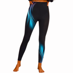 Women's Casual Cut Out Print Micro-elastic Designer Personality Pants