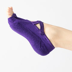 Women's Terry Yoga Socks Five Finger Sock Double Cross With Anti-slip Socks