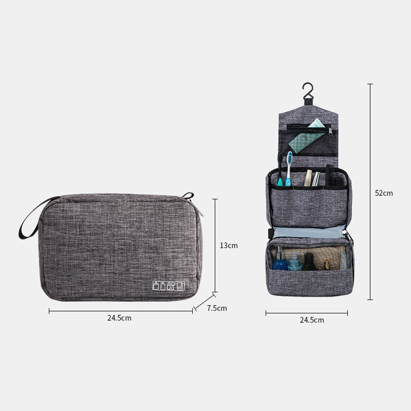 Unisex Multifunctional Waterproof Moisture-proof Hook Wash Bag Large Capacity Cosmetic Travel Storage Bag