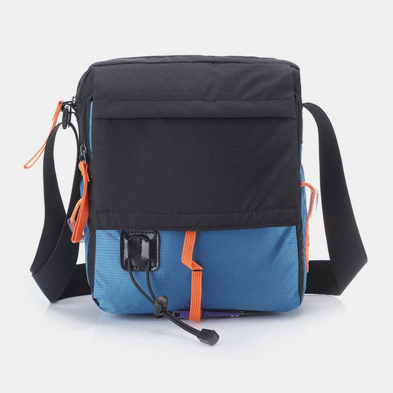 Men's Waterproof Nylon Crossbody Travel Bag for Outdoor Use