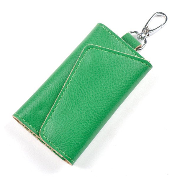 Unisex Genuine Leather Multifunctional Car Key Holder Card Holder