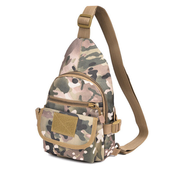 Waterproof Nylon Crossbody Bag Outdoor Shoulder Bag Casual Chest Bag For Men