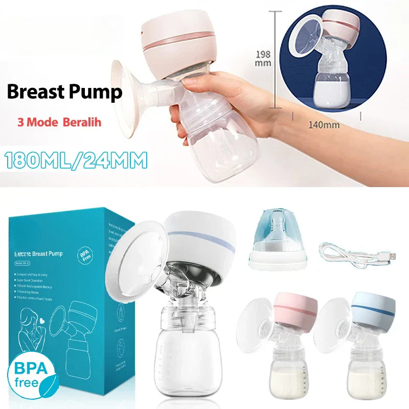 Intelligent Electric Breast Pump - High Suction, Comfortable, Silent, Painless for Postpartum Use