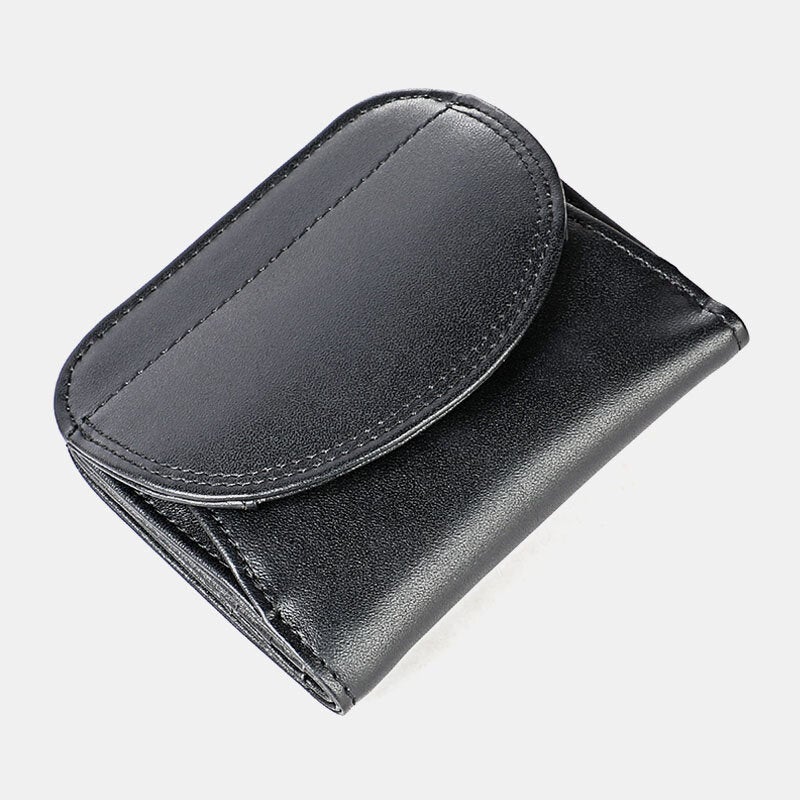 Women Genuine Leather RFID Blocking Wallet Coin Bag Protective Wallet