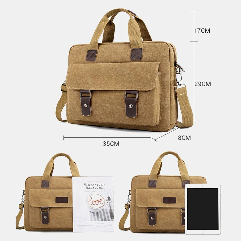 Men's Large Capacity Shoulder Crossbody Handbag